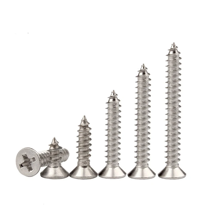 Stainless steel countersunk head screw