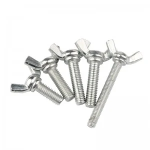 High Strength Grade 4.8 8.8 10.9 12.9 Galvanized White Blue Zinc Plated DIN316 Butterfly Wing Bolts