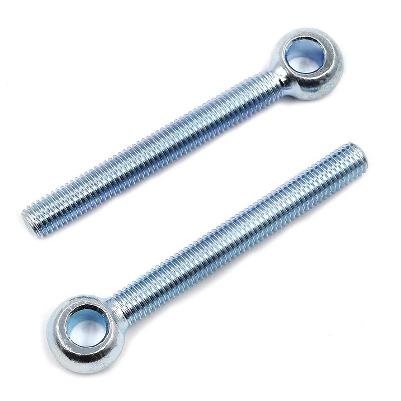 High Strength Grade 4.8 8.8 10.9 12.9 Steel Zinc Plated DIN444 Eye Bolts (4)