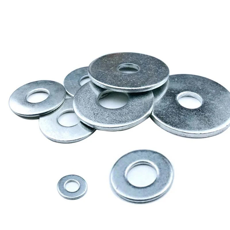 Larger and thicker flat gaskets 4.8 grade blue and white galvanized flat gaskets