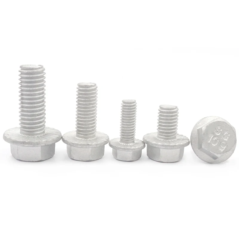High Strength Grade 4.8 8.8 10.9 12.9 Hot Dip Galvanized HDG DIN6921 Flange Bolts Featured Image
