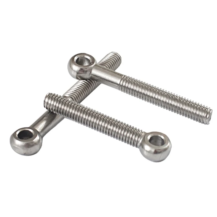 Stainless Steel A2-70 A4-80 SS201 SS304 SS316 DIN444 Eye Bolts (3)