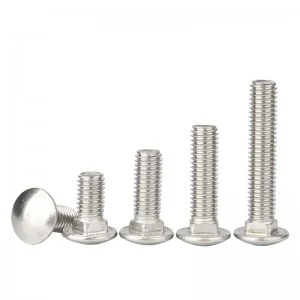 Stainless Steel SS201 SS304 SS316 A2-70 A4-80 DIN603 Carriage Bolts