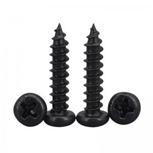 Cross large Pan head screw DIN968 high strength round head Flat tapping screw with gasket