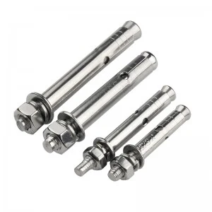304 stainless steel expansion bolt Galvanized Exploded screw hexagon bolt