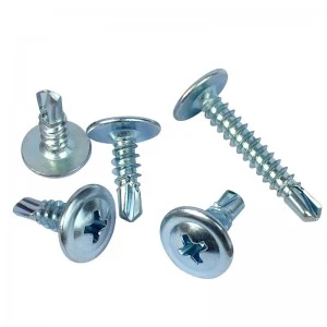 304 stainless steel thin flat head cross recessed tapping screw Cross drilling screw