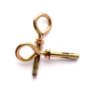 304 stainless steel Sheep eye Hook expansion bolt Coarse tooth hook lifting ring bolt
