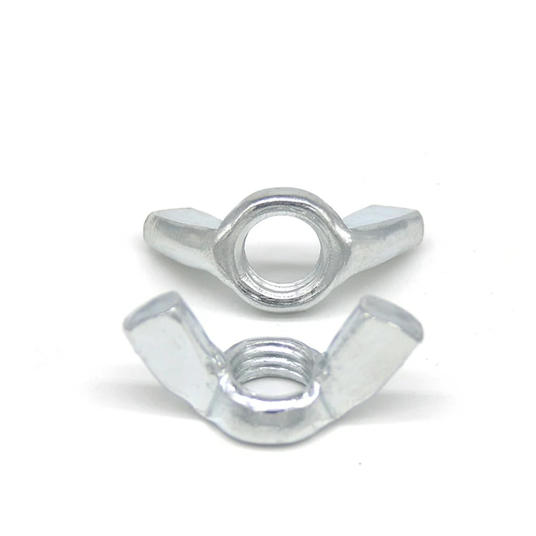 High Strength Grade 4 8 10 12 Steel Galvanized Blue White Zinc Plated DIN315 Butterfly Wing Nuts