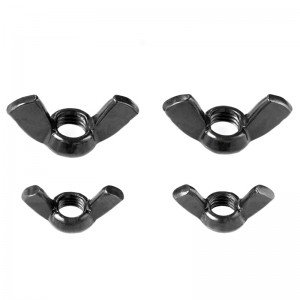 High Strength Grade 4 8 10 12 Steel Black Oxide DIN315 Butterfly Wing Nuts