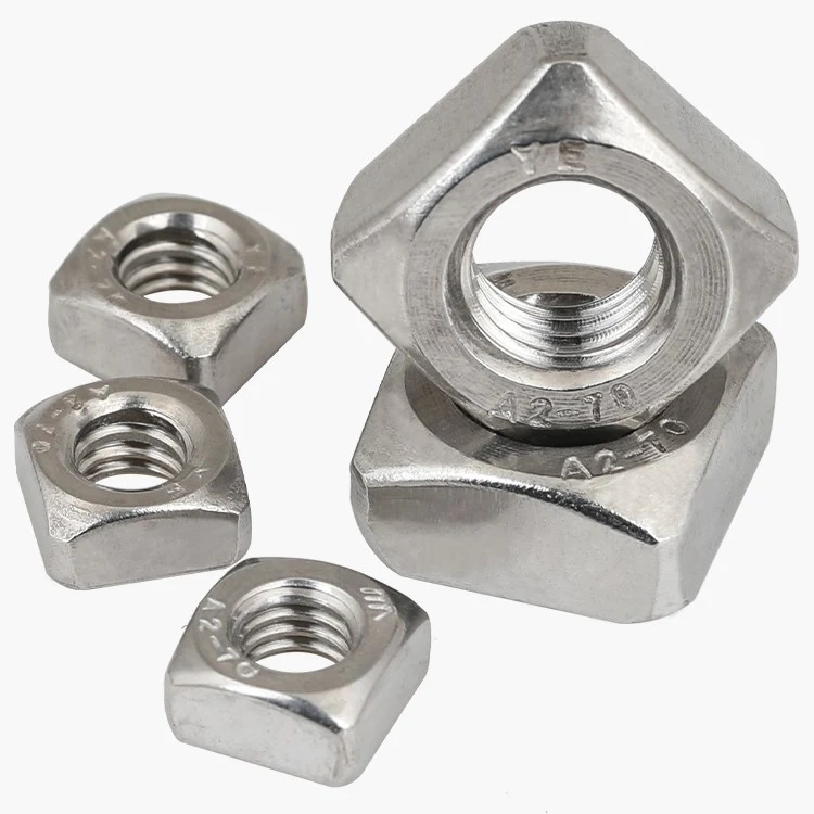 Stainless Steel SS201 SS304 SS316 DIN577 Square Nuts