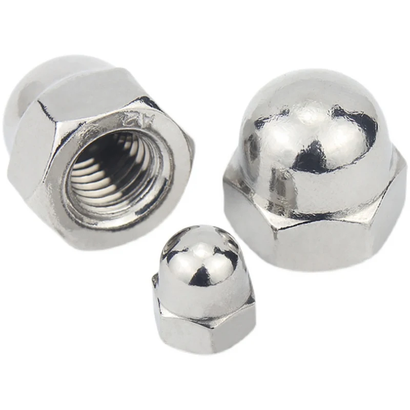 Stainless Steel A2-70 A4-80 SS201 SS304 SS316 DIN1587 Cap Nuts