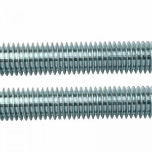 Electroplated blue white zinc lead screw carbon steel DIN976 Full thread rod