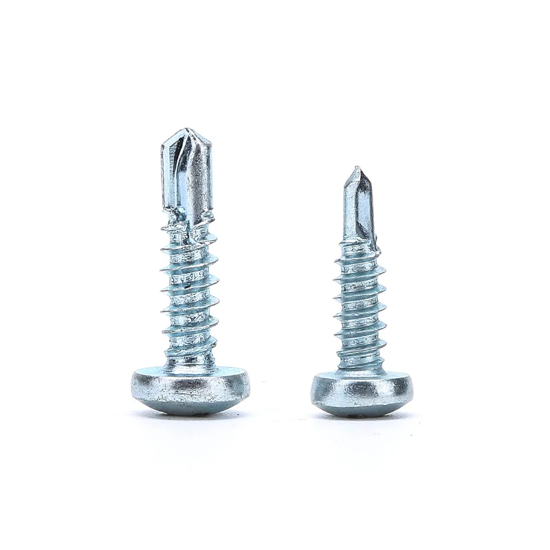 Zinc Plated Pan Head Drill Screw 