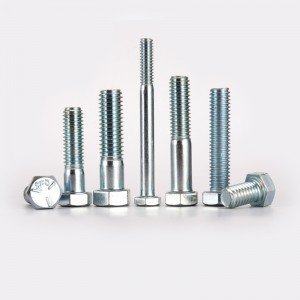 ANC BSW High Strength White Zinc Plated Hex Bolts