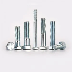 ANC BSW High Strength White Zinc Plated Hex Bolts