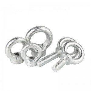 High Strength Grade 4.8 8.8 10.9 12.9 Steel Galvanized White Blue Zinc Plated DIN580 Eye Bolts