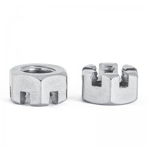Stainless Steel A2-70 A4-80 SS201 SS304 SS316 DIN935 Castle Nuts