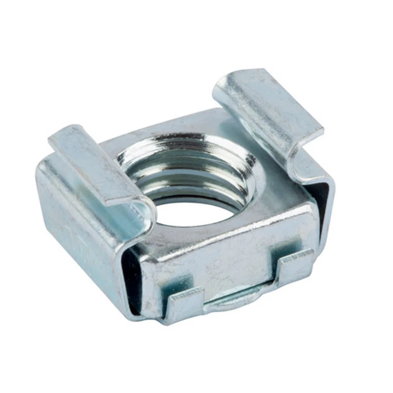 High Strength Grade 4 8 10 12 Steel Galvanized Blue White Zinc Plated Cage Nuts (1)