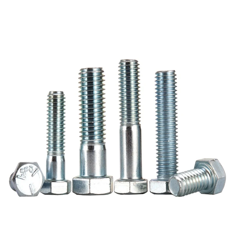ANC BSW High Strength White Zinc Plated Hex Bolts (5)