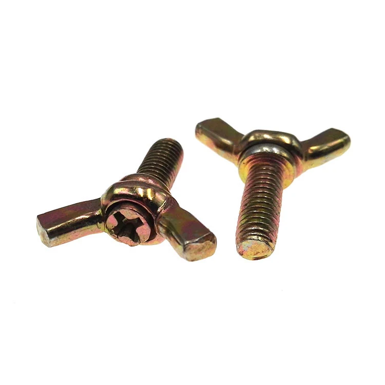 High Strength Grade 4.8 8.8 10.9 12.9 Yellow Zinc Plated DIN316 Butterf ( (10)