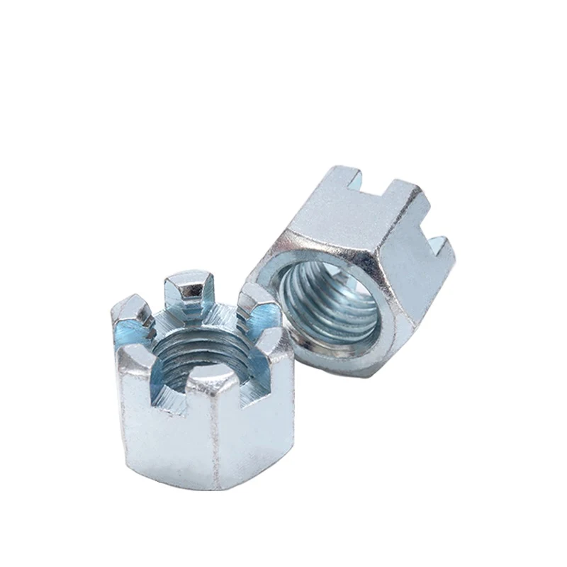 High Strength Grade 4 8 10 12 Steel Galvanized Blue White Zinc Plate (