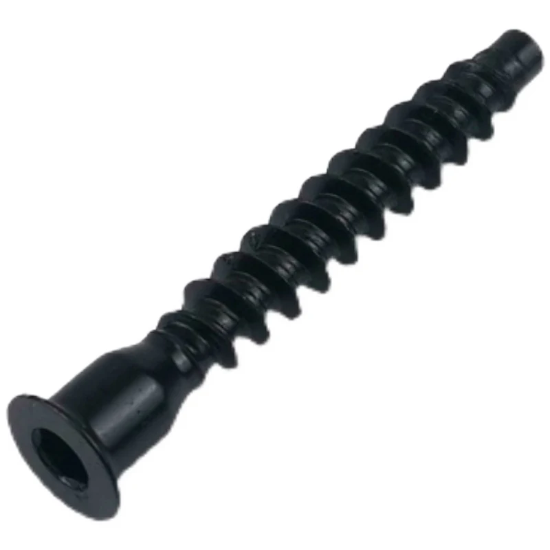 Black hexagon socket wood tooth screw countersunk hexagon socket roller coaster screw Featured Image