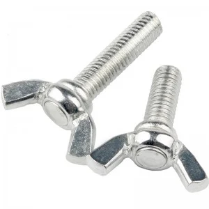High Strength Grade 4.8 8.8 10.9 12.9 Galvanized White Blue Zinc Plated DIN316 Butterfly Wing Bolts