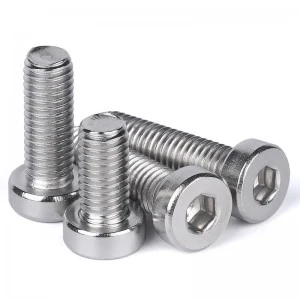 Stainless Steel A2-70 A4-80 SS201 SS304 SS316 DIN7984 Low Head Hex Socket Bolts