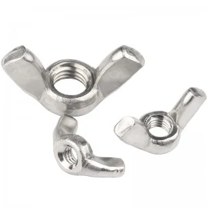 Stainless Steel A2-70 A4-80 SS201 SS304 SS316 DIN315 Butterfly Wing Nuts