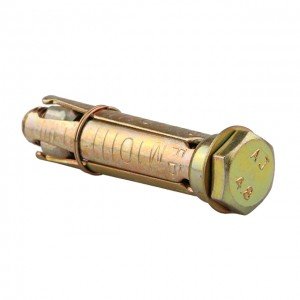 Three or four pieces of gecko expansion bolts color zinc plated gecko expansion screws