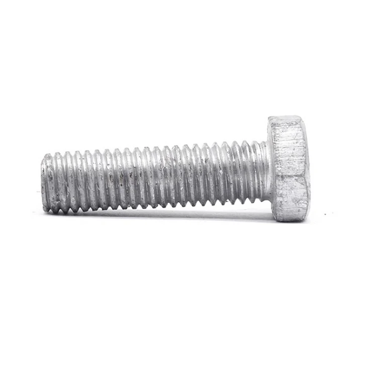 Grade 4.8 Carbon Steel DIN931 DIN933 Hot Dip Galvanized HDG Hex Bolts (15)
