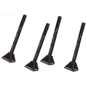 High Strength Grade Anchor bolt with plate grade 8.8 10.9 12.9