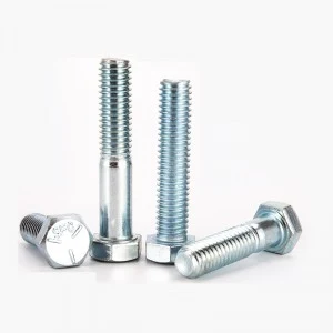 ANC BSW High Strength White Zinc Plated Hex Bolts