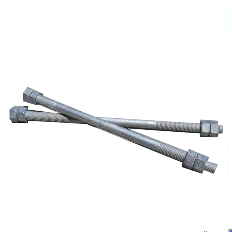 Hot Dip Galvanized HDG DIN938 Double Ending Stud Bolts