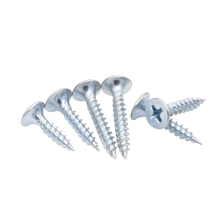 Blue White Zinc Plated Drywall Screws