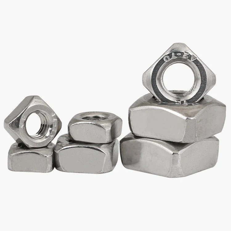 Stainless Steel SS201 SS304 SS316 DIN577 Square Nuts