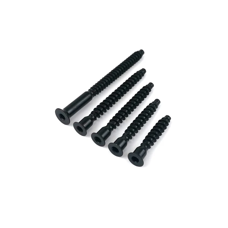 Black Phosphate Oxide Steel Wood Confirmat Screws