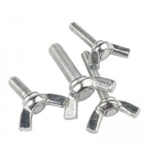 High Strength Grade 4.8 8.8 10.9 12.9 Galvanized White Blue Zinc Plated DIN316 Butterfly Wing Bolts