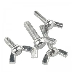 High Strength Grade 4.8 8.8 10.9 12.9 Galvanized White Blue Zinc Plated DIN316 Butterfly Wing Bolts