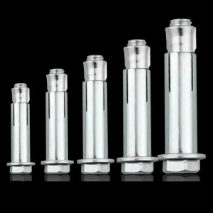 Blue white zinc metal flat head cross expansion screw Explosion-proof screw expansion bolt