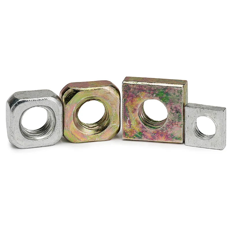 Yellow Zinc Plated DIN577 Square Nuts