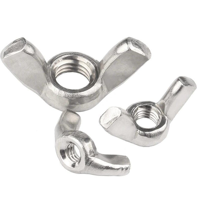 Stainless Steel A2-70 A4-80 SS201 SS304 SS316 DIN315 Butterfly Wing Nuts