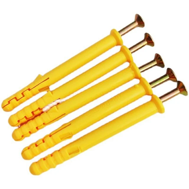 Nylon Plastic Wall Plug Anchor With Screws Plastic Expansion Anchor