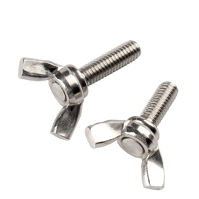 Stainless Steel A2-70 A4-80 SS201 SS304 SS316 DIN316 Butterfly Wing Bolts (8)