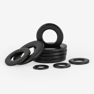 Black Grade 8.8 high-strength flat cushion DIN125 Carbon steel flat washer