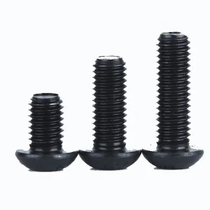 High Strengh Grade 4.8 8.8 10.9 12.9 Black Oxide ISO7380 Button Head Hex Socket Bolts