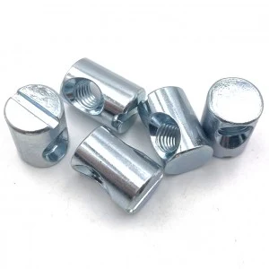 High Strength Grade 4 8 10 12 Steel Galvanized White Blue Zinc Plated DIN934 Hex Nuts