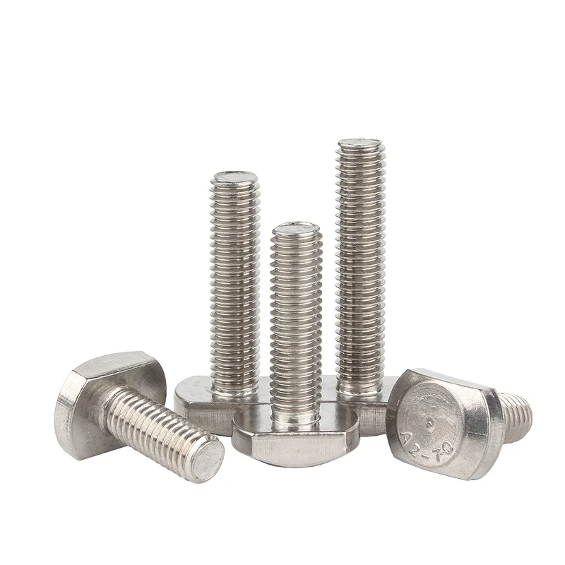 Stainless Steel A2-70 A4-80 SS201 SS304 SS316 DIN186 T Bolts (1)