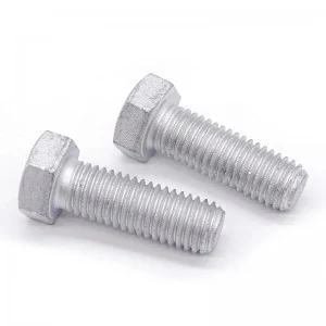 Grade 4.8 Carbon Steel DIN931 DIN933 Hot Dip Galvanized HDG Hex Bolts