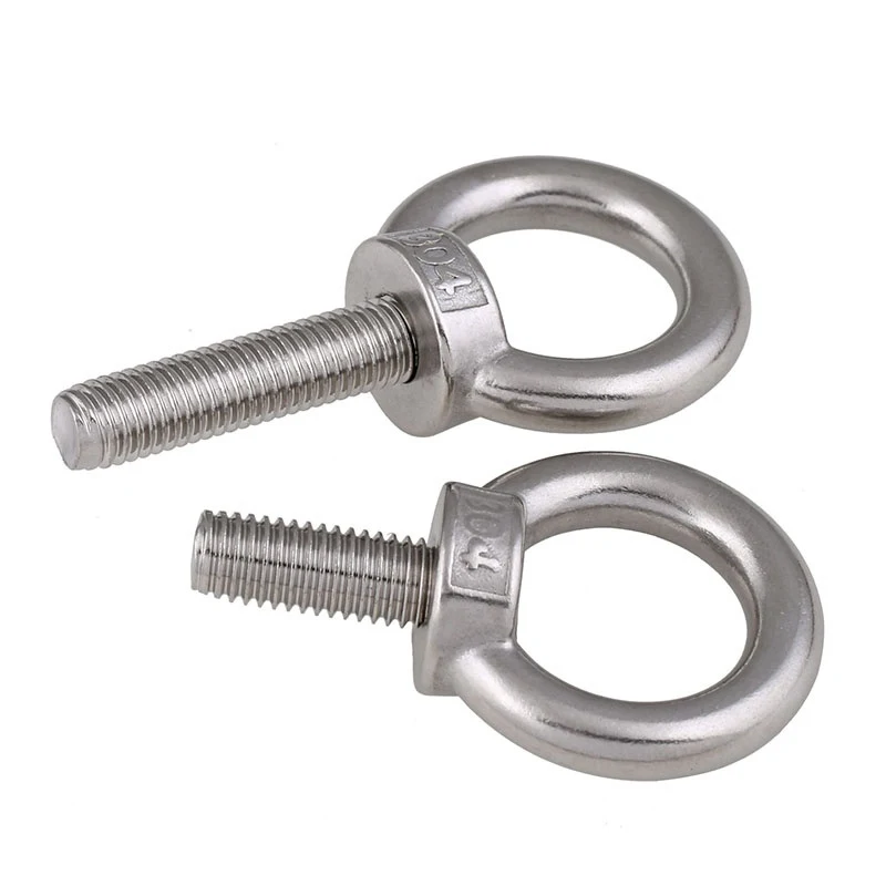 Stainless Steel A2-70 A4-80 SS201 SS304 SS316 DIN580 Eye Bols (6)